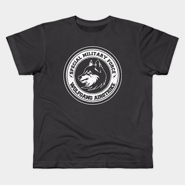 Military Series: Special Military Force (Wolfgang Airstrike) Kids T-Shirt by Jarecrow 